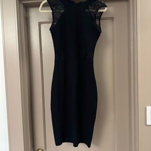 French Connection Black Lace Dress